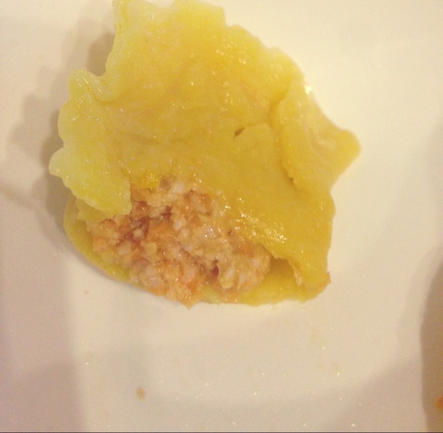 南瓜肉丁水饺