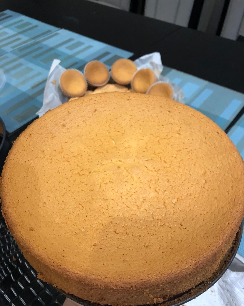 kelly-chen做的消耗淡奶油之作——淡奶油小蛋糕