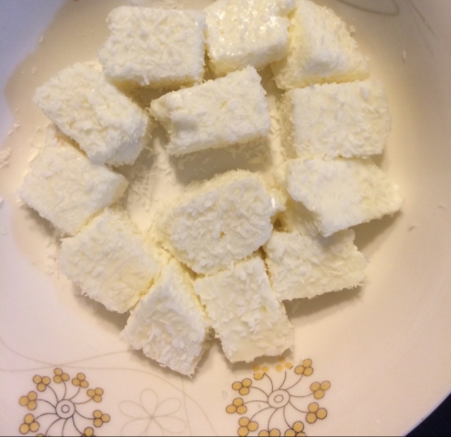 椰子奶糕（附上脆炸鲜奶做法）
