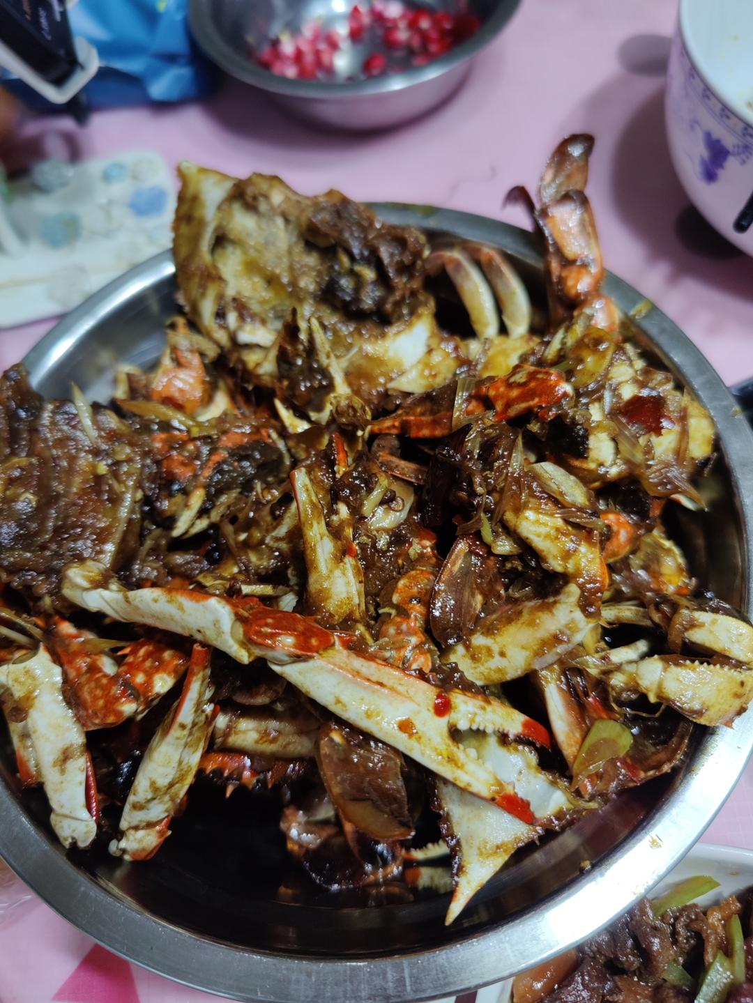 香辣炒蟹
