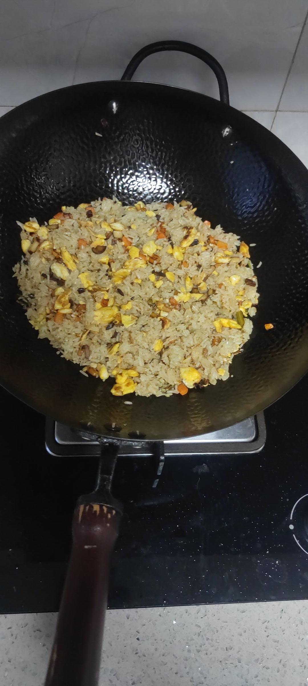 炒米饭蛋炒饭二十分钟快手家常