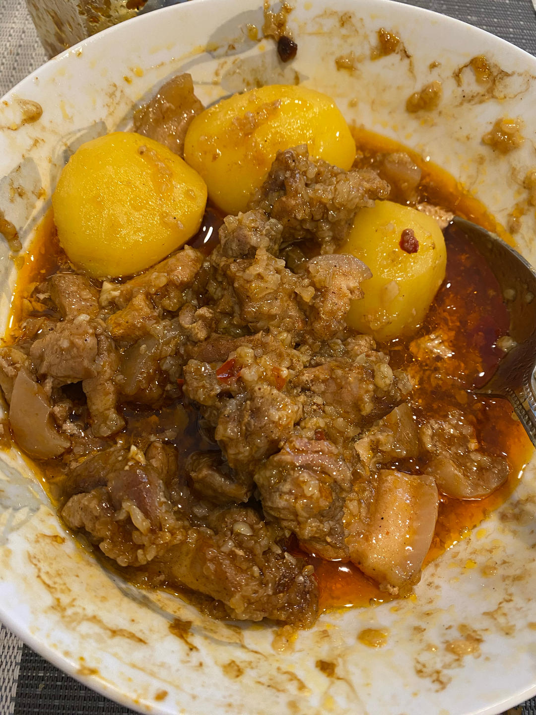 绝绝子！甩饭店几条街的粉蒸肉（粉蒸排骨）