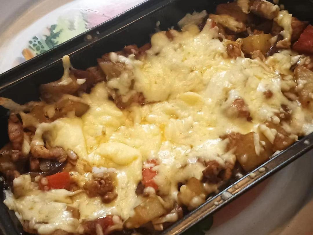 番茄鸡肉浓情焗饭【两人份】