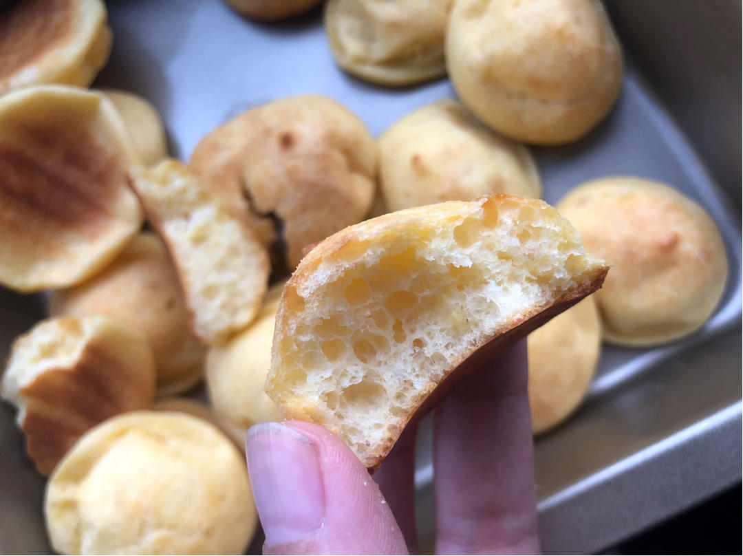 简单易成功的奶油小泡芙做法