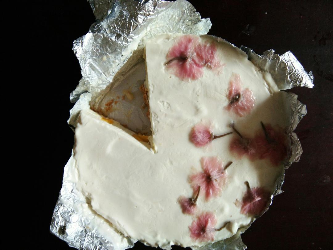 樱花酸奶慕斯蛋糕（免烤）