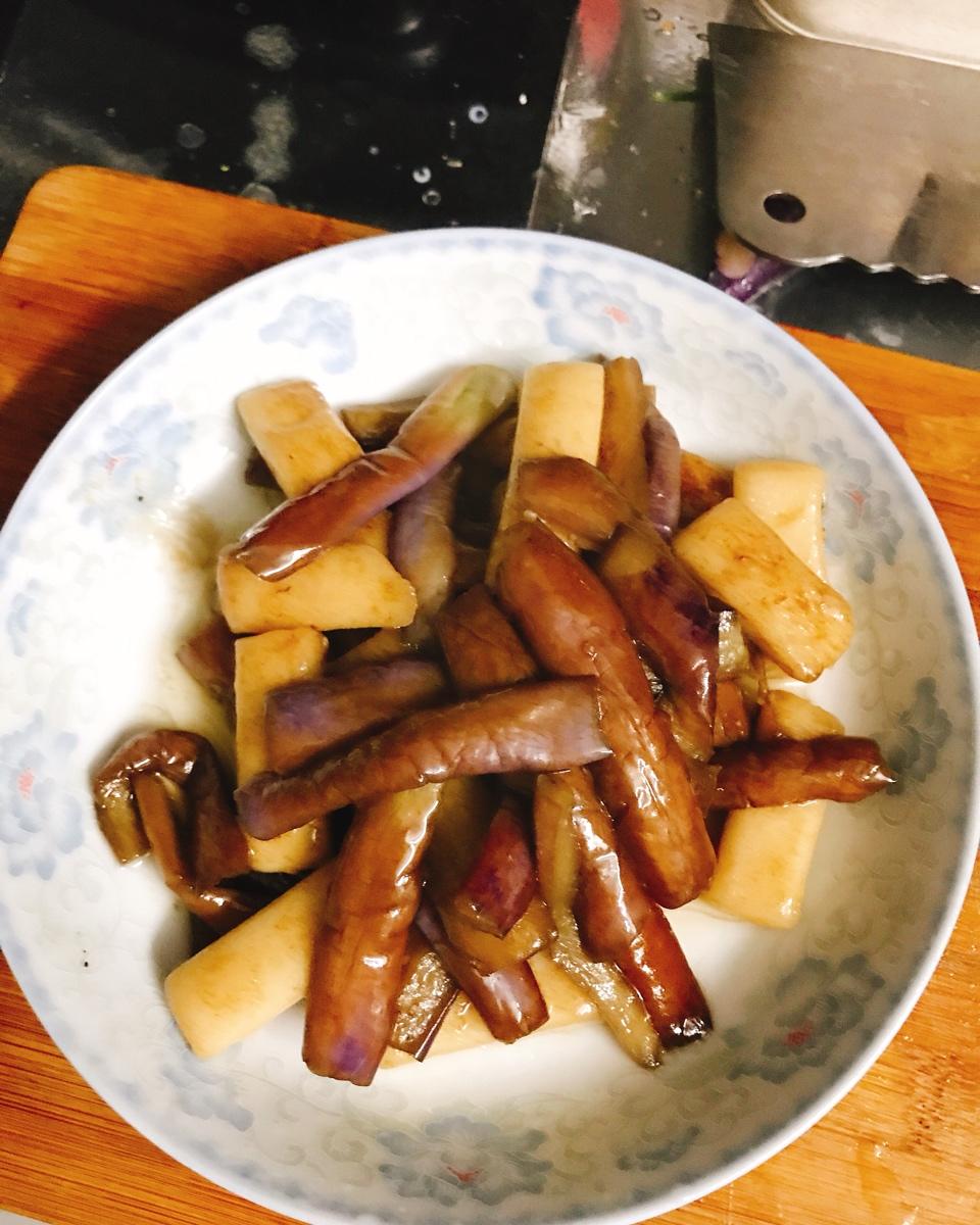 茄子炒年糕