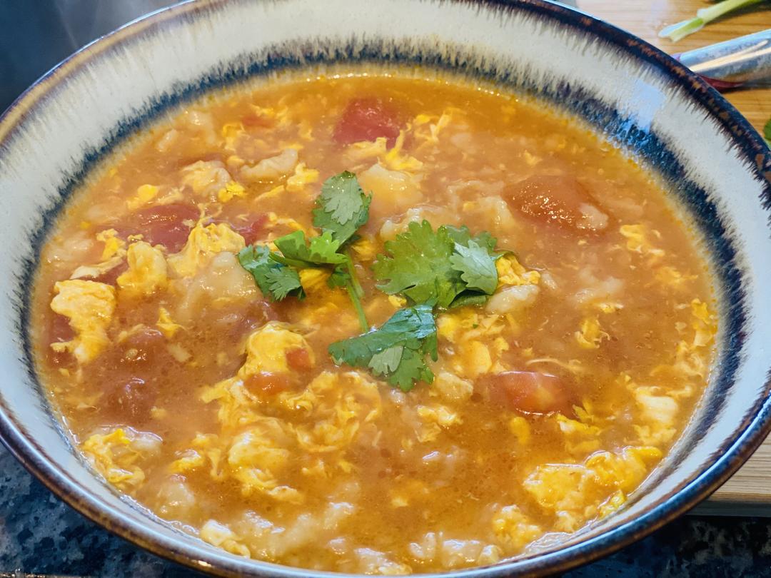 西红柿疙瘩汤的做法