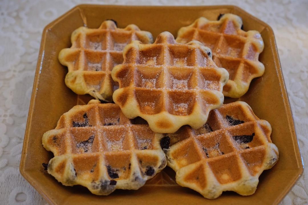 紫米华夫饼