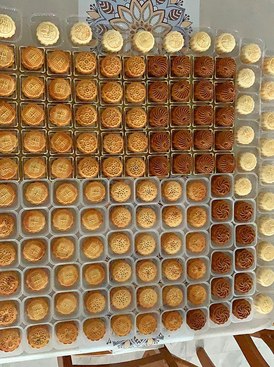 广式月饼&红豆沙咸蛋黄、花纹立体不塌腰