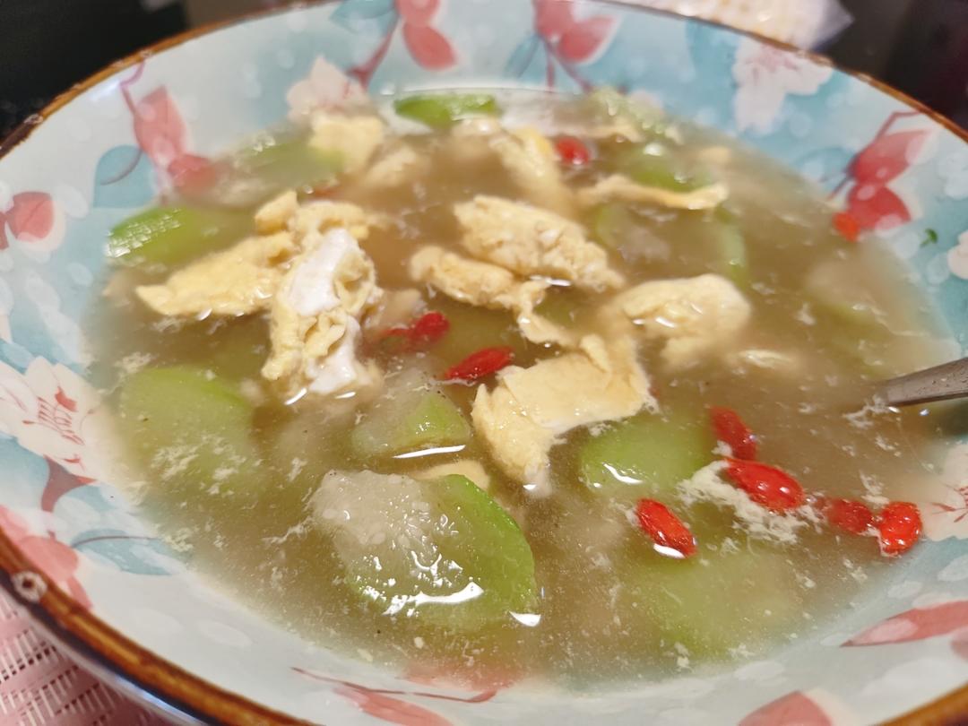 丝瓜鸡蛋汤