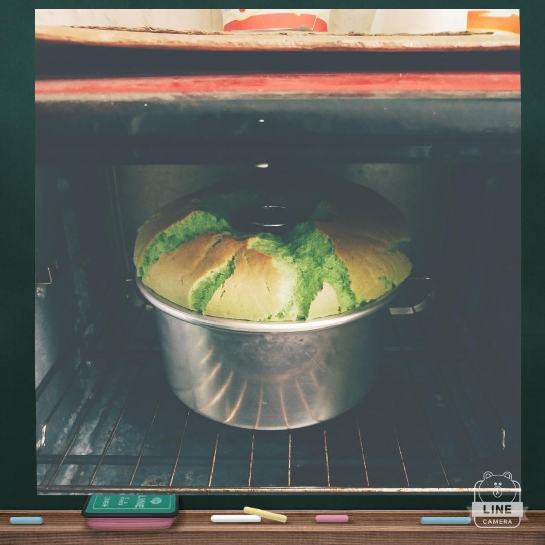 菠菜戚风蛋糕