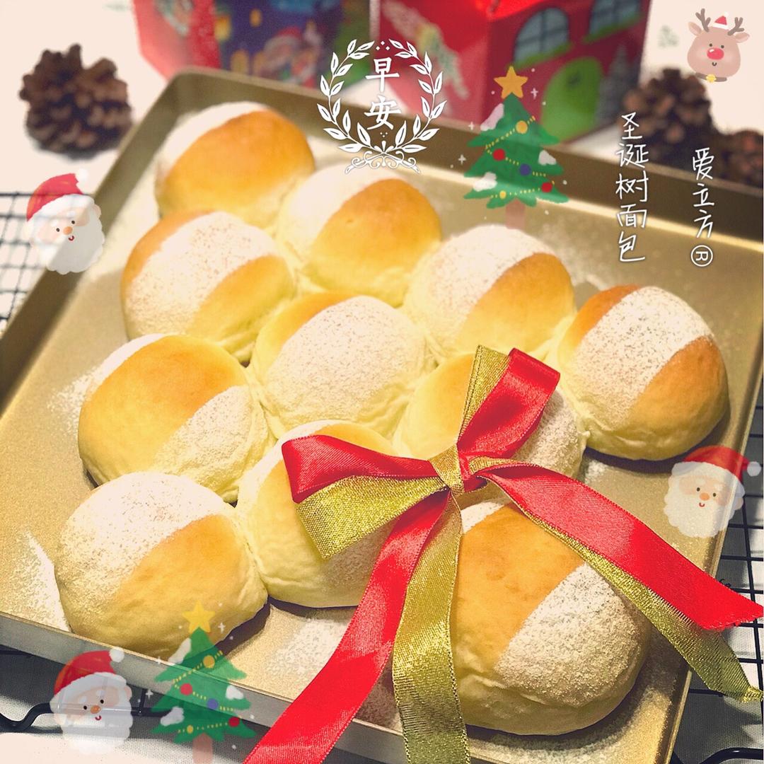 圣诞树面包--焦糖苹果馅儿