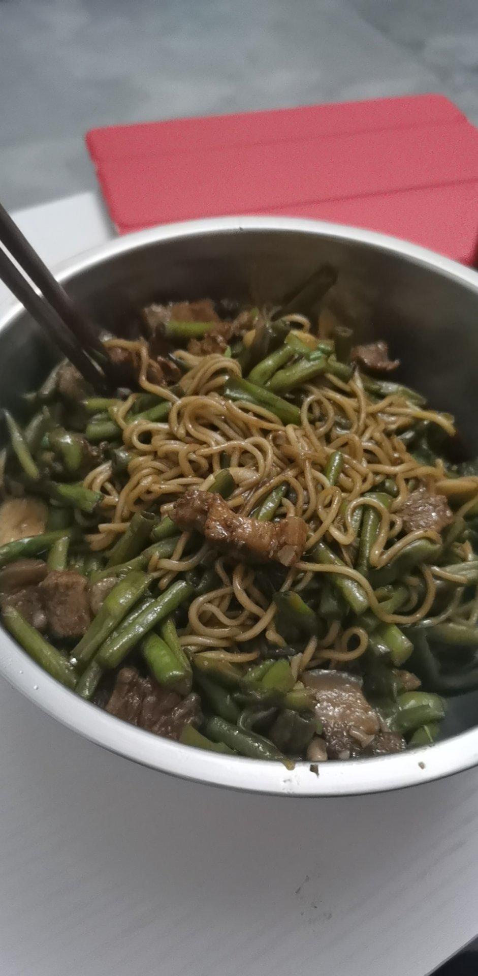 家常豆角焖面