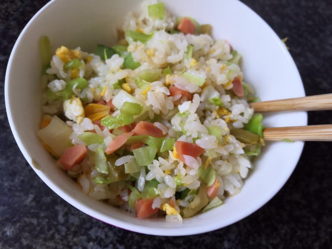 不正宗的扬州炒饭（家常版）