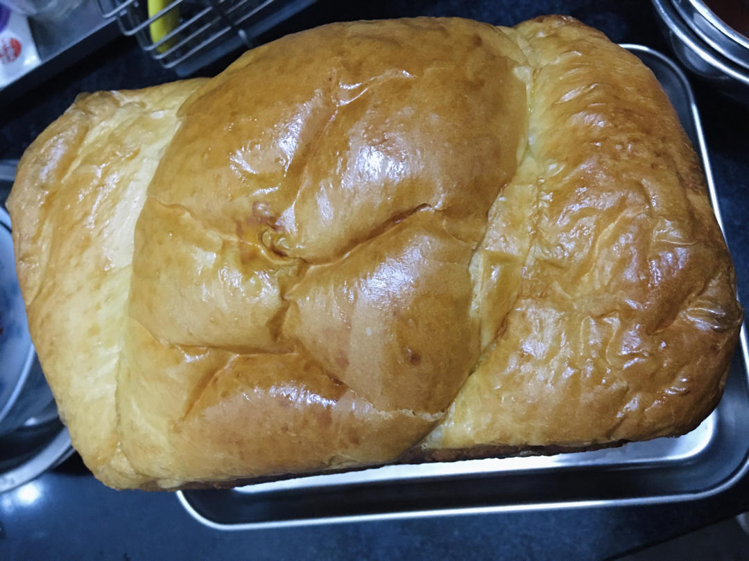 只需一次发酵的超软吐司（附面包机揉手套膜攻略）