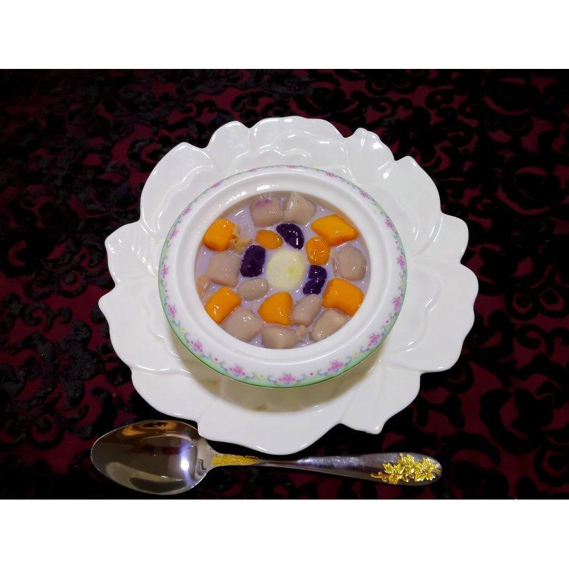 【自制三色芋圆】