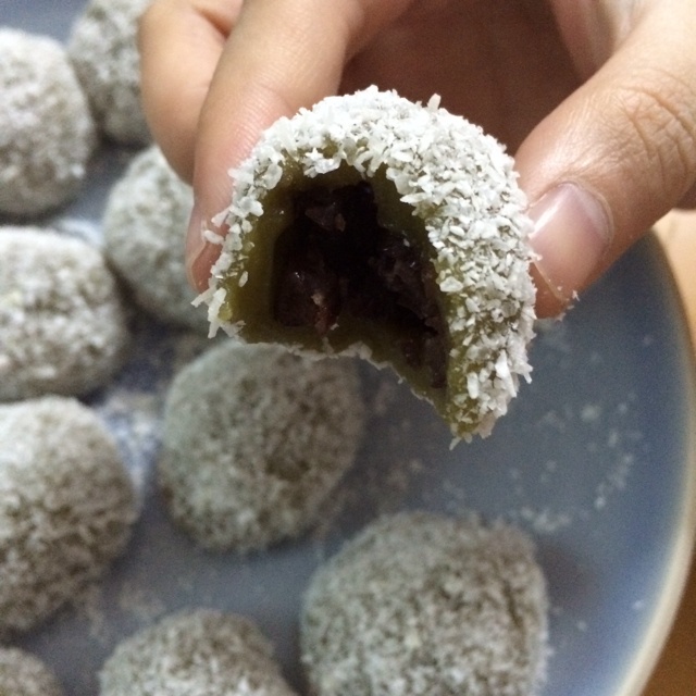 抹茶红豆糯米糍