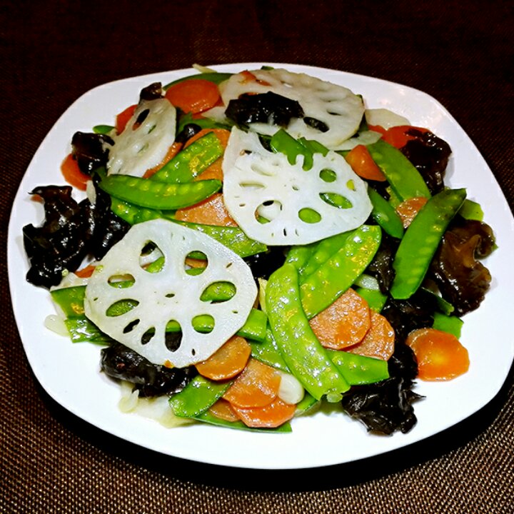 菲菲cbjx做的荷塘月色斋菜