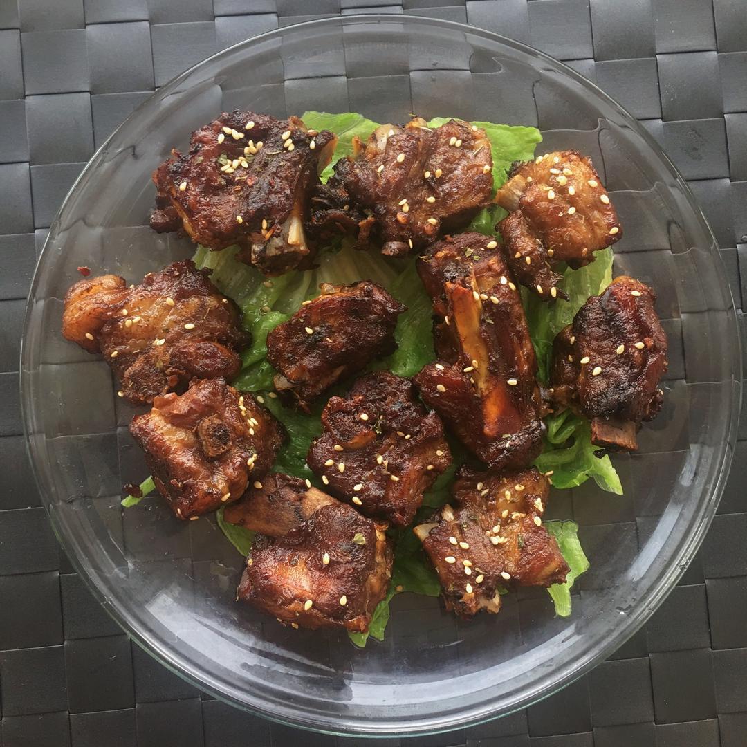 锡纸烤排骨
