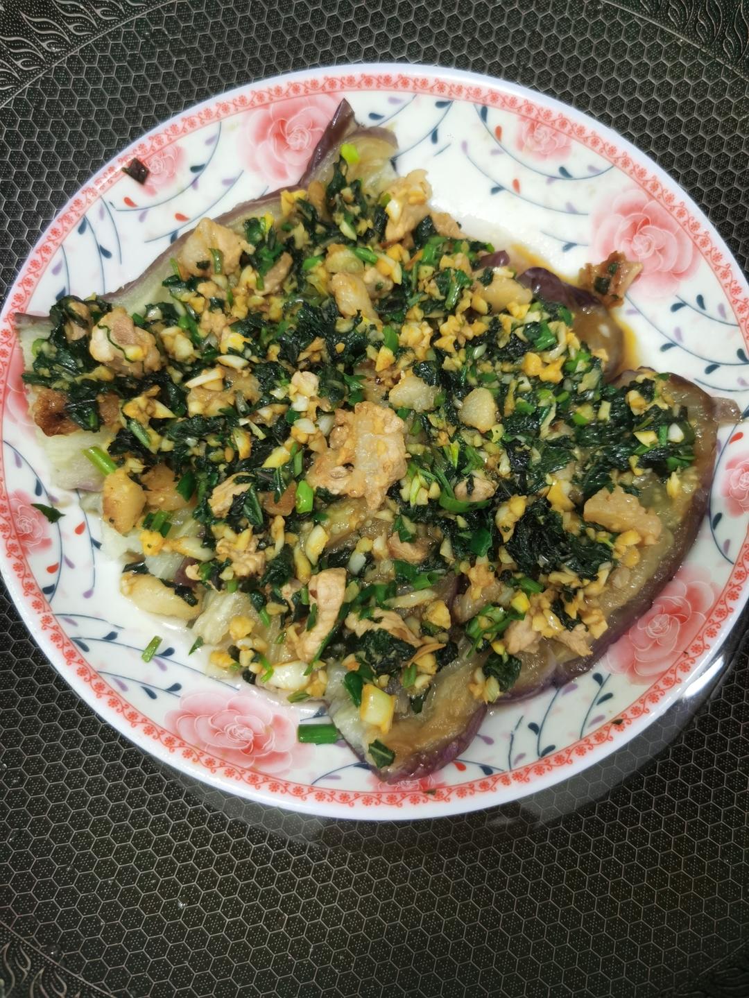 紫苏蒸茄子的做法