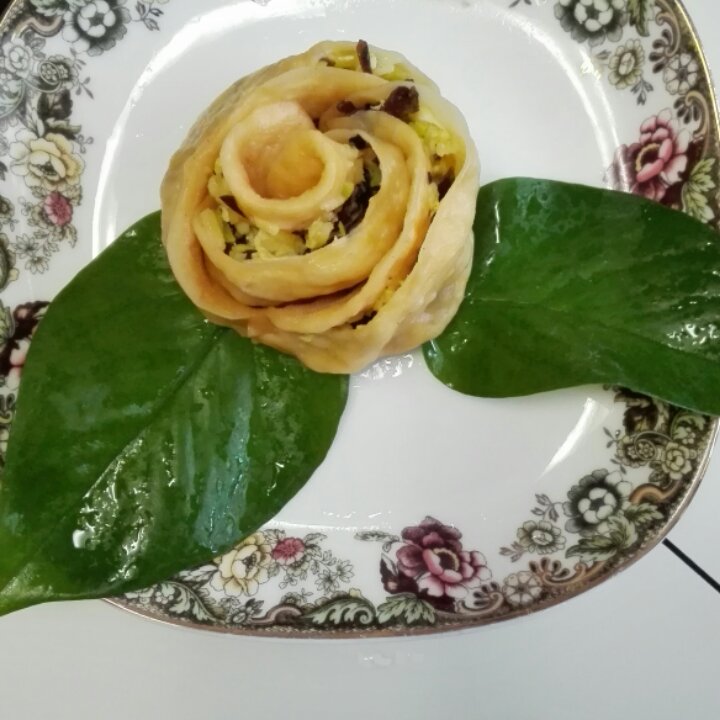 玫瑰花饺子