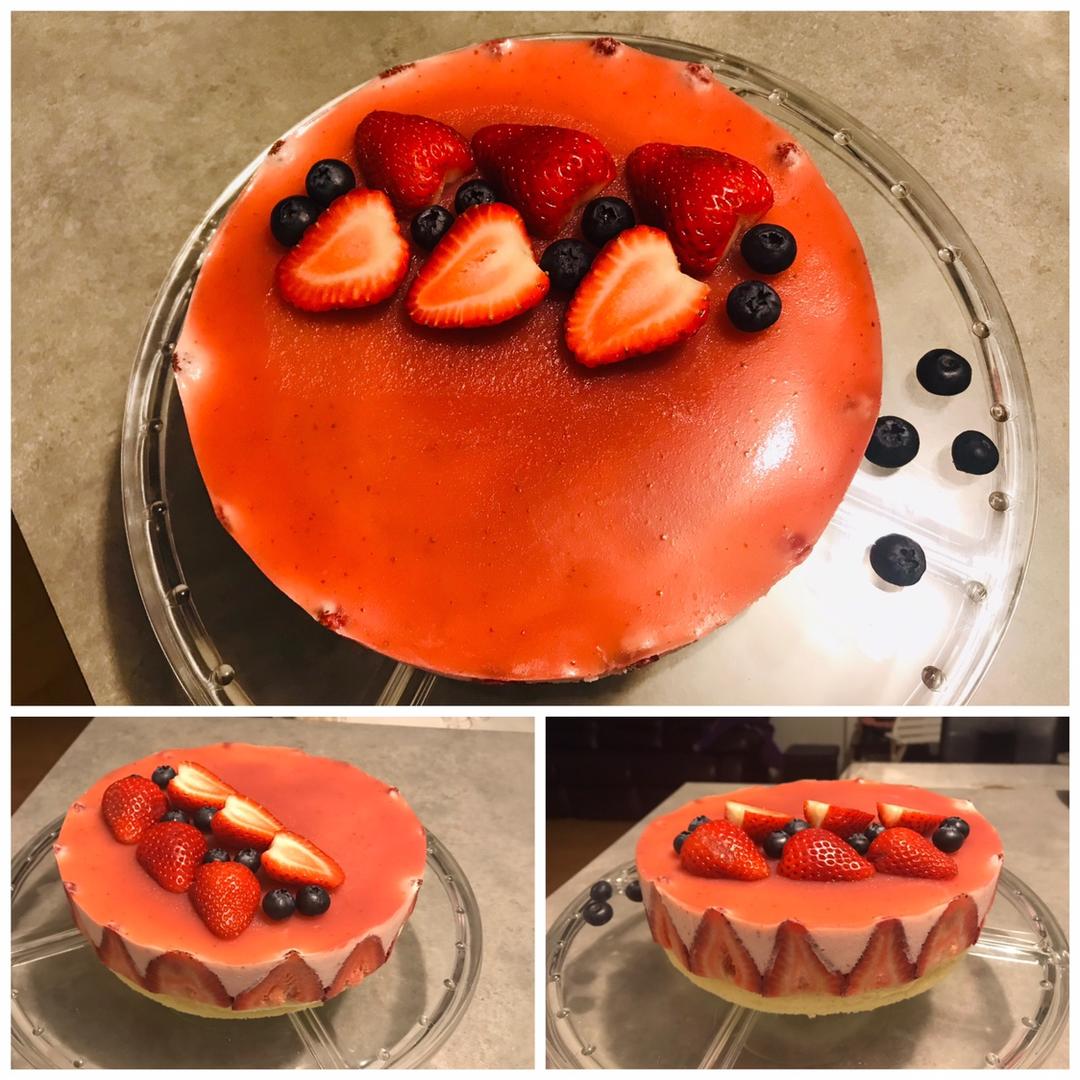 巧克力草莓慕斯蛋糕