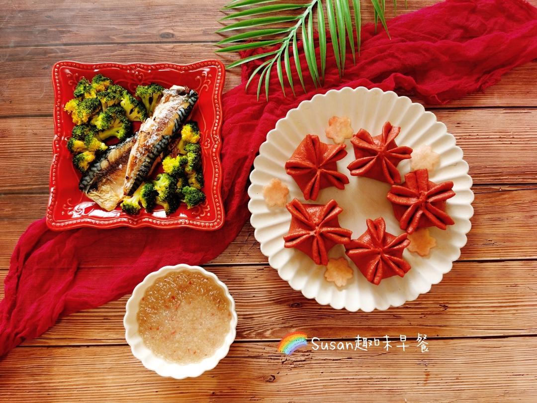 樱花豆沙包