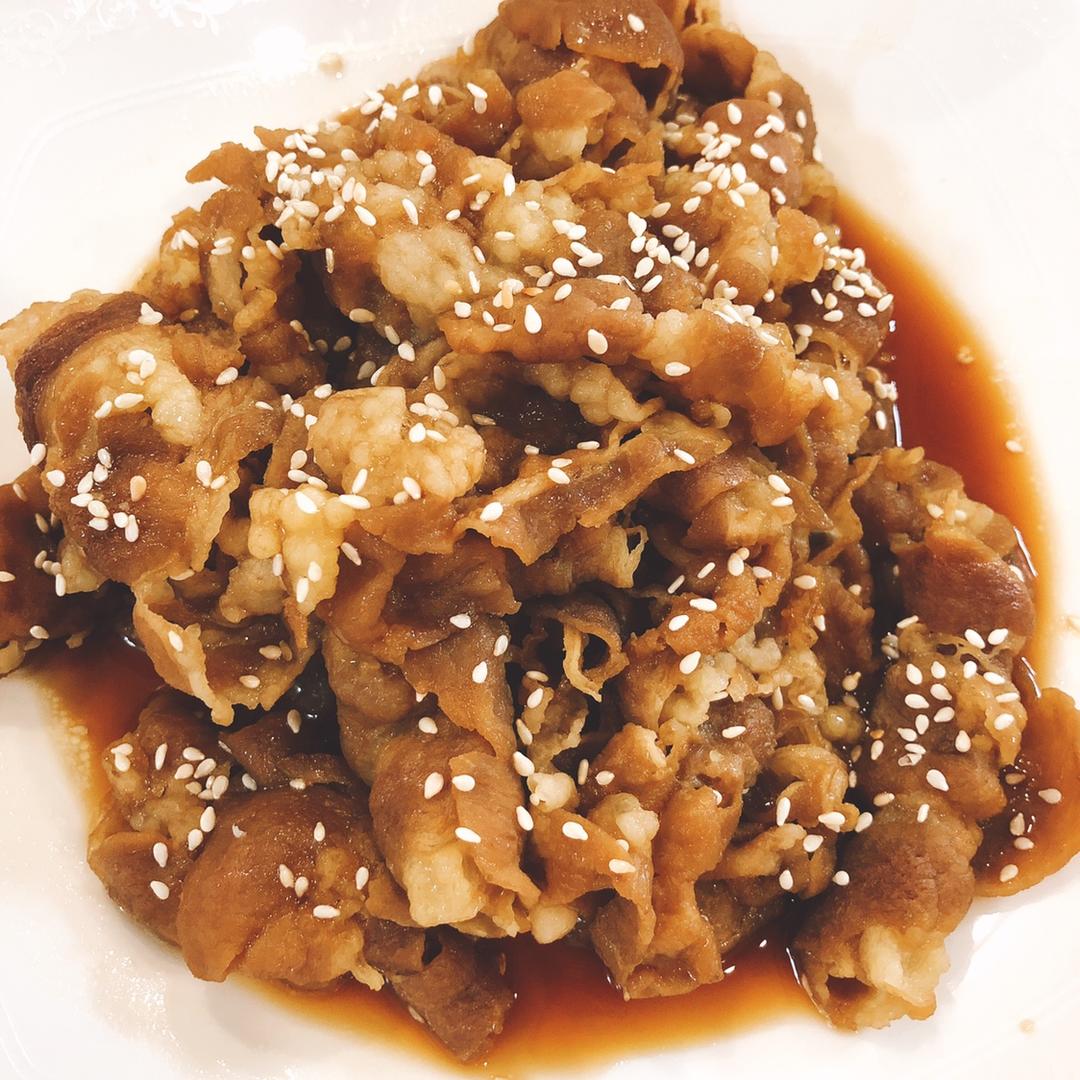 stellall做的快手菜之照烧肥牛