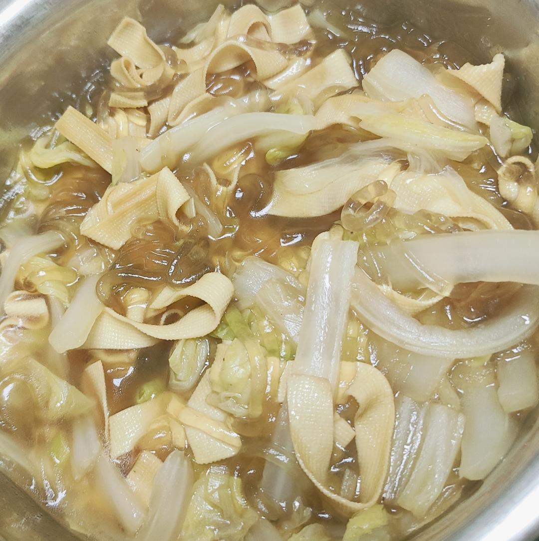 大白菜炖干豆腐粉条