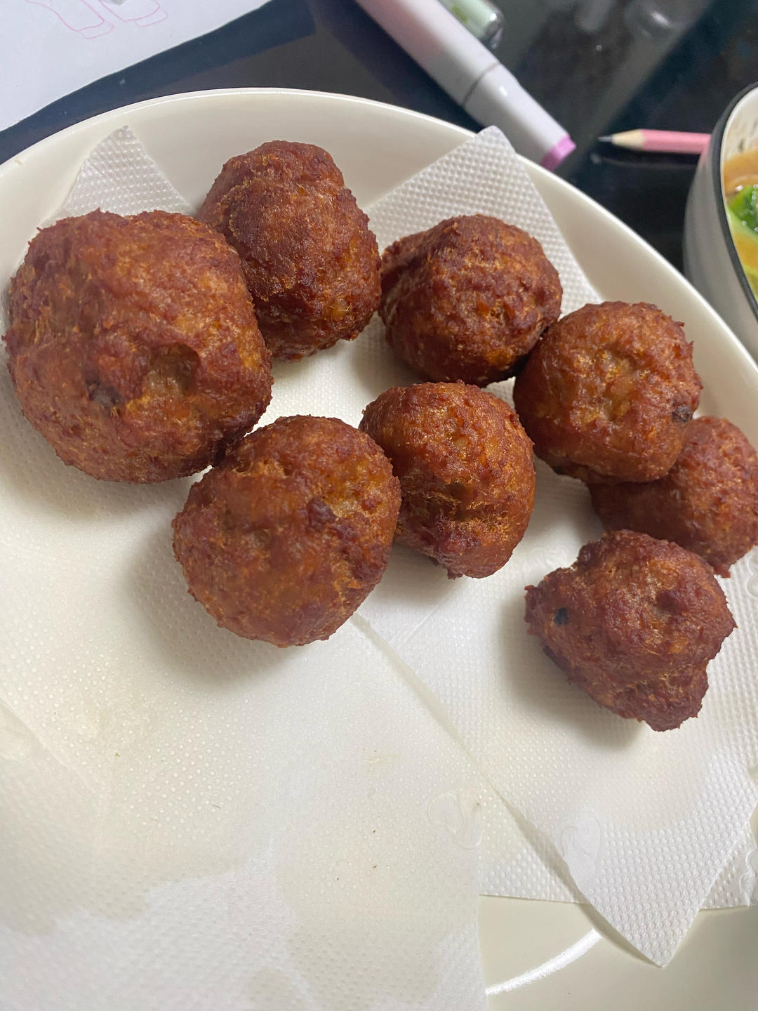 一次就能成功的炸肉丸子