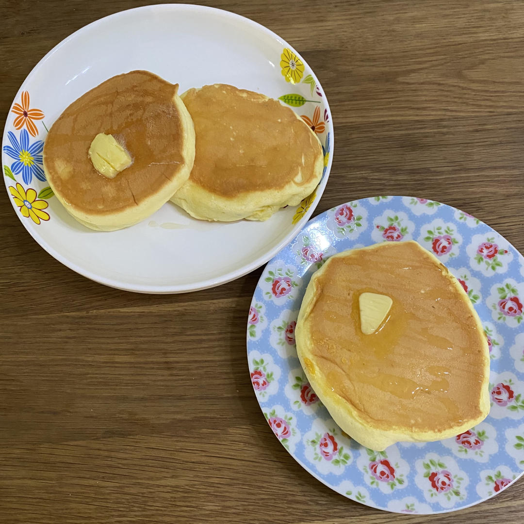（增加芝士流心版）香葱肉松舒芙蕾松饼