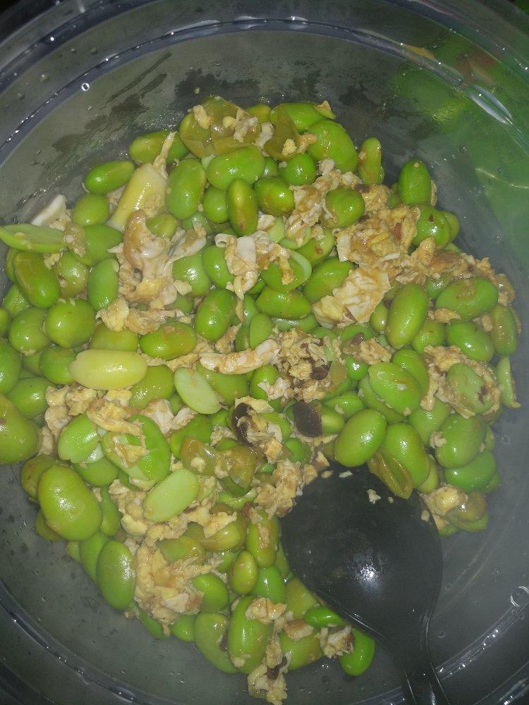 毛豆炒鸡蛋