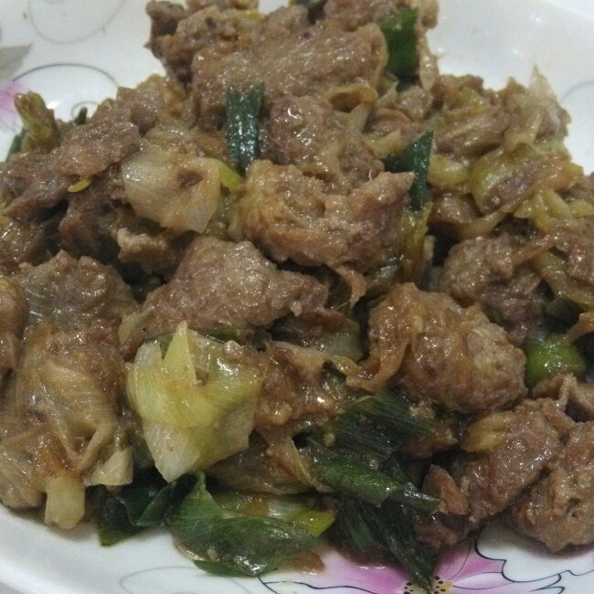 葱爆牛肉