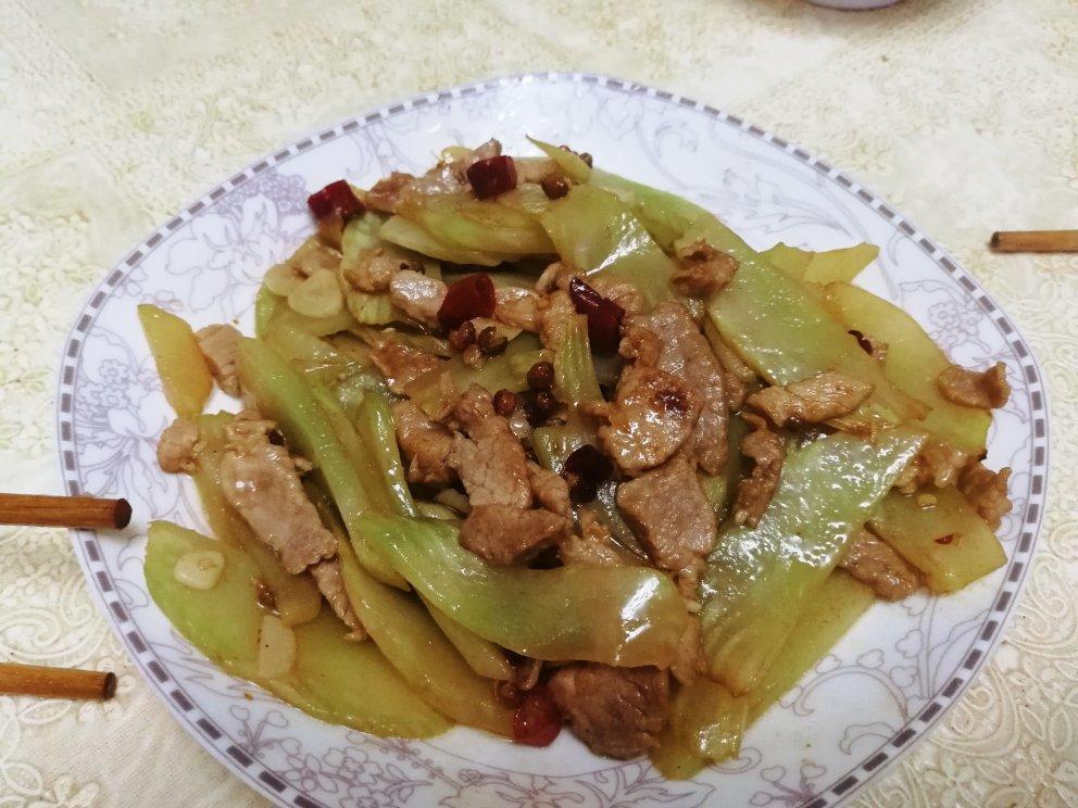 莴笋炒肉