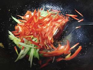 泡椒香菜牛肉丝的做法 步骤8