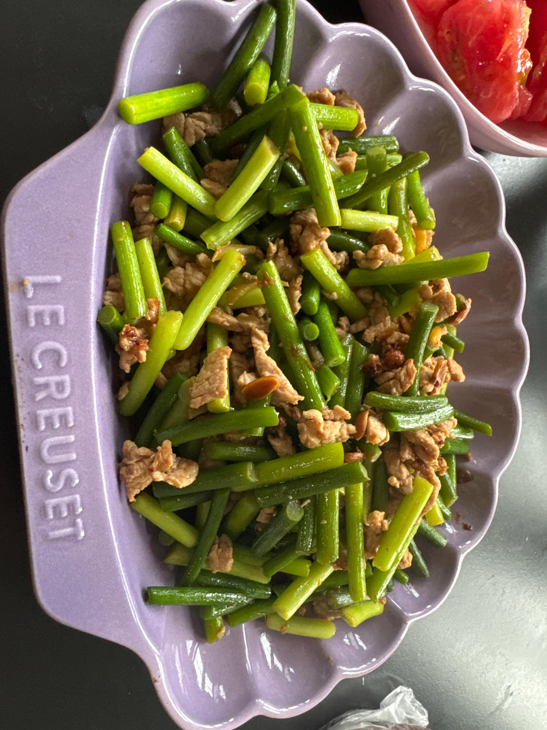 蒜薹炒肉丝