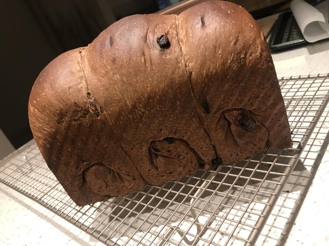 奶油巧克力吐司