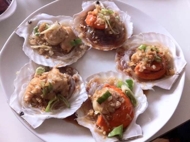 蒜蓉粉丝蒸扇贝