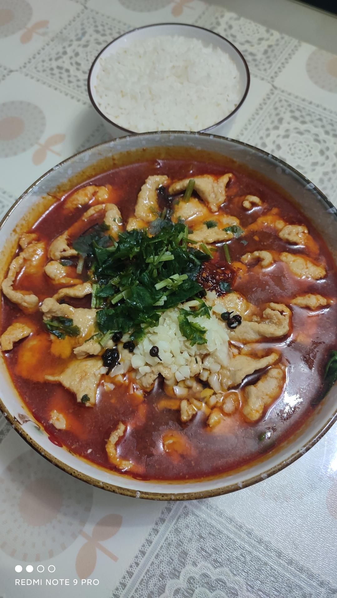 超级好吃的家常水煮肉片
