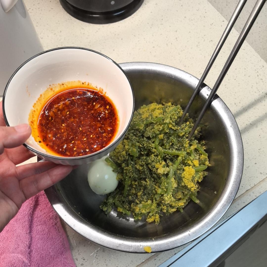 蒸茼蒿（春天必吃）