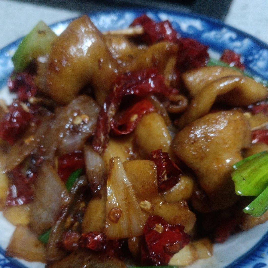 🔥干煸肥肠这样做，实在是太香了，好吃到停不下来😄