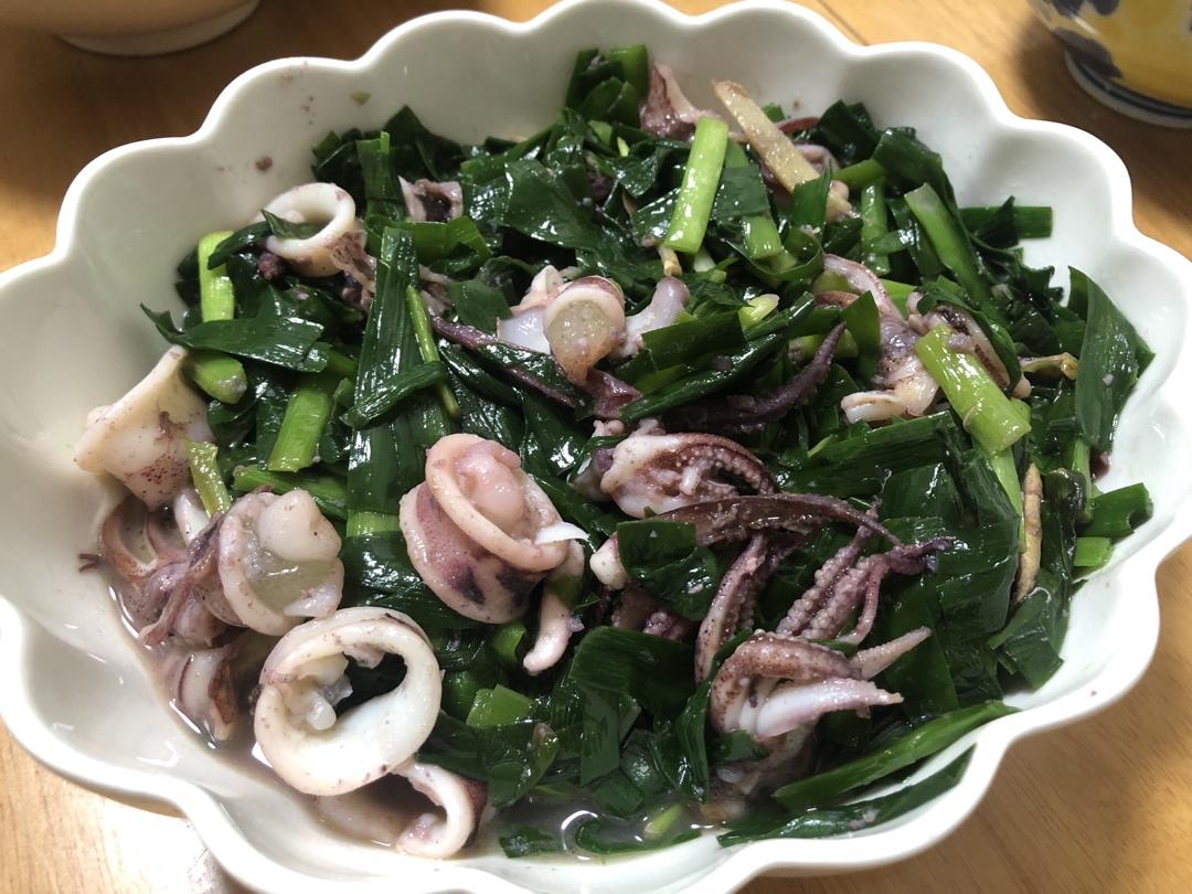 韭菜炒海兔