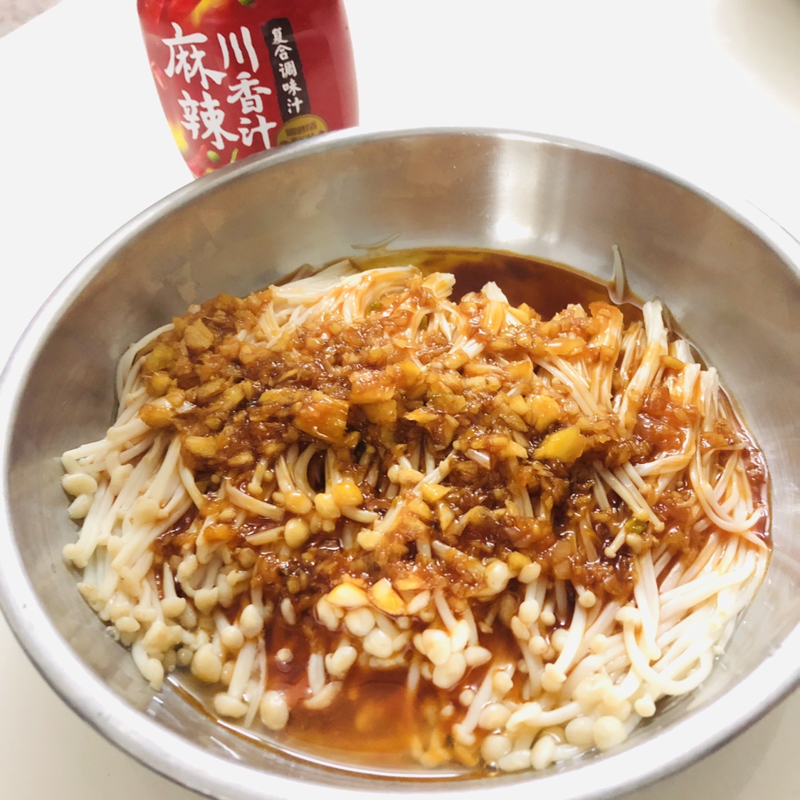 麻辣川香金针菇—豪吉麻辣香汁的做法