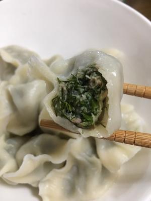 荠菜鲜肉饺子的做法 步骤6