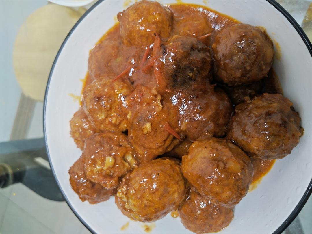 茄汁莲藕肉丸子
