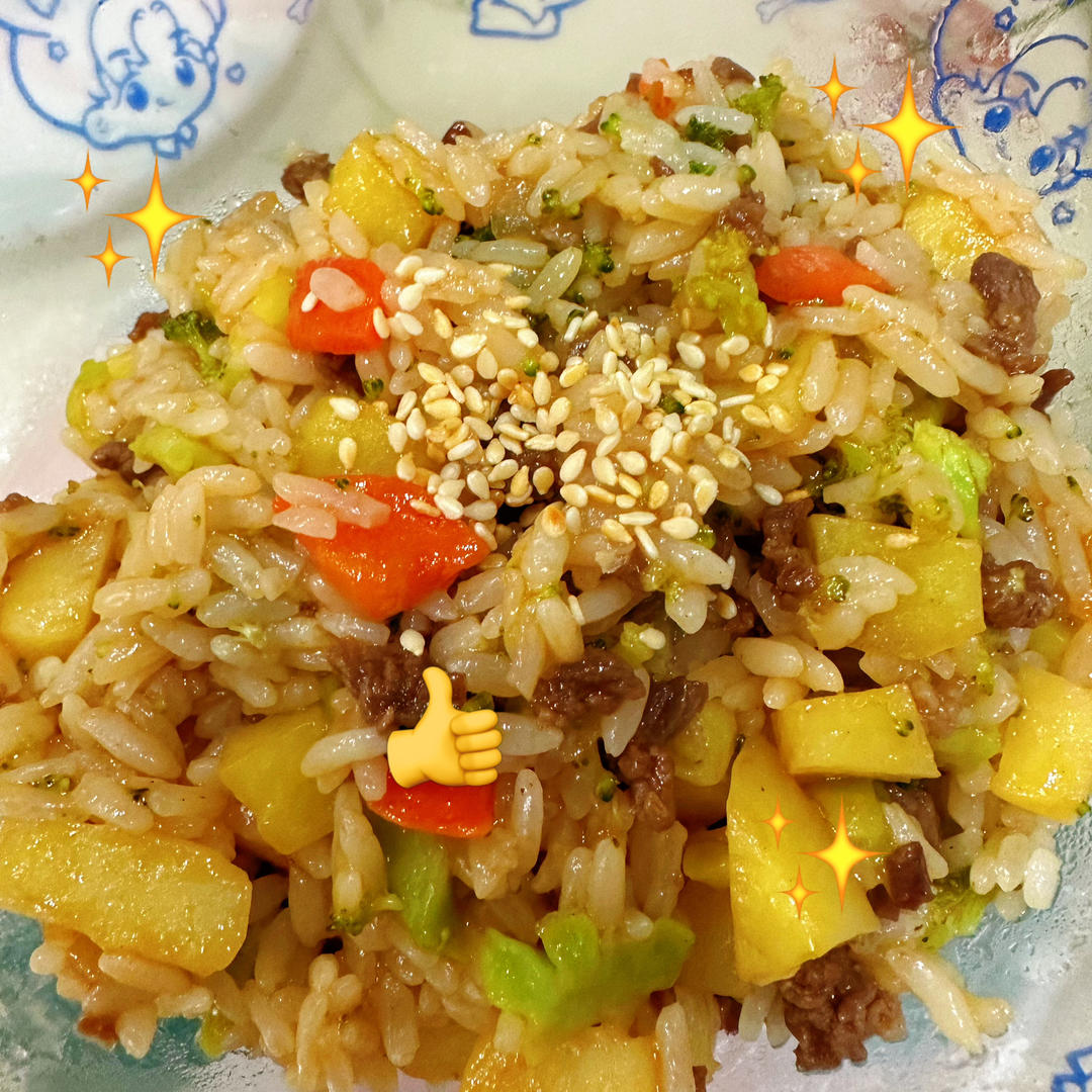 宝贝最爱吃的牛肉烩饭！软糯糯超入味！一口接一口停不下来！