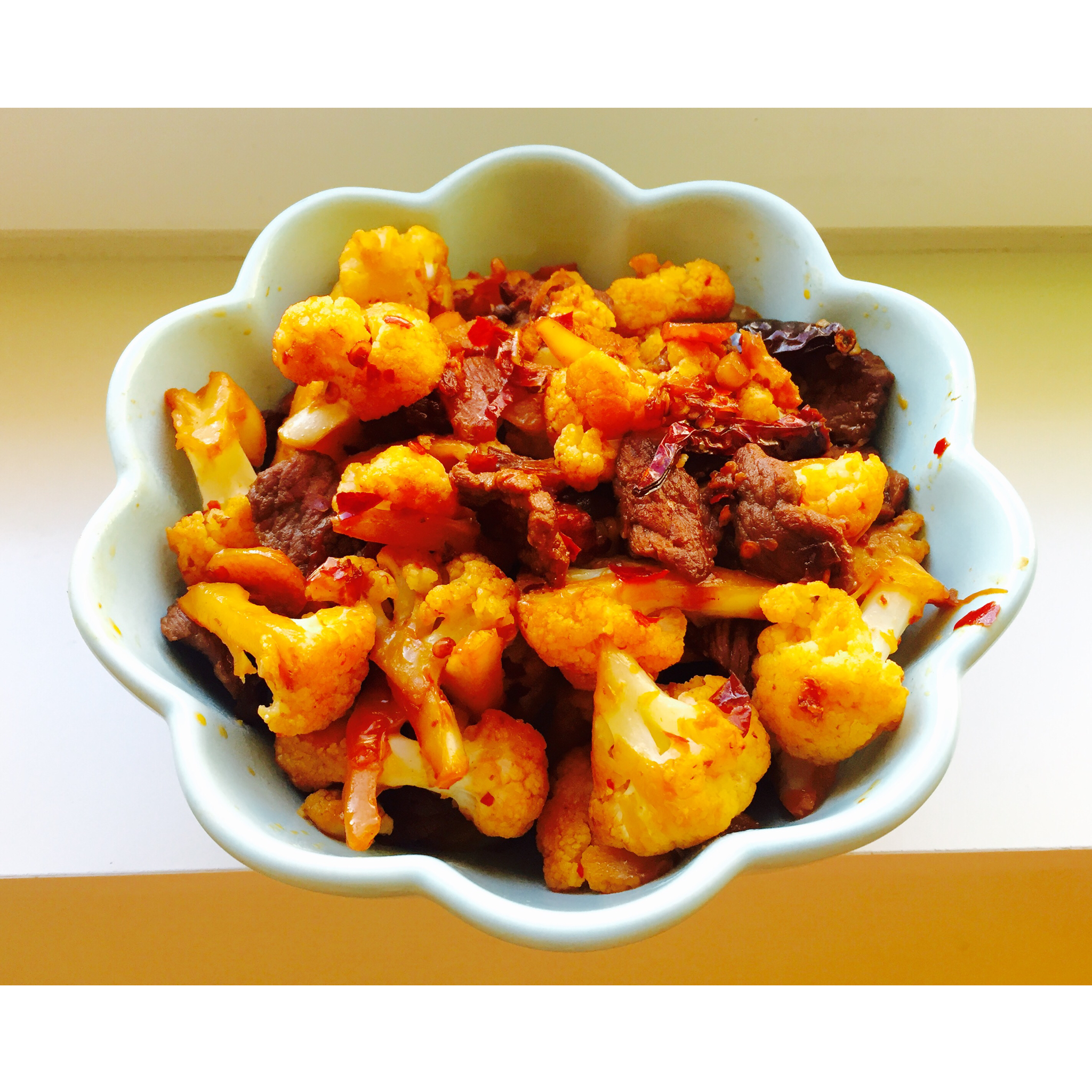 很“浪费”米饭的家常菜之一-------干锅菜花