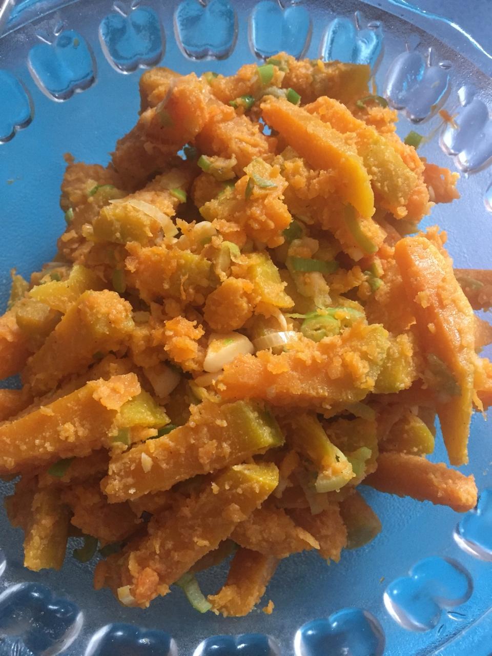 咸蛋黄炒南瓜