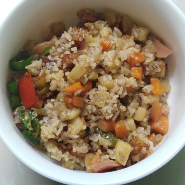土豆焖饭