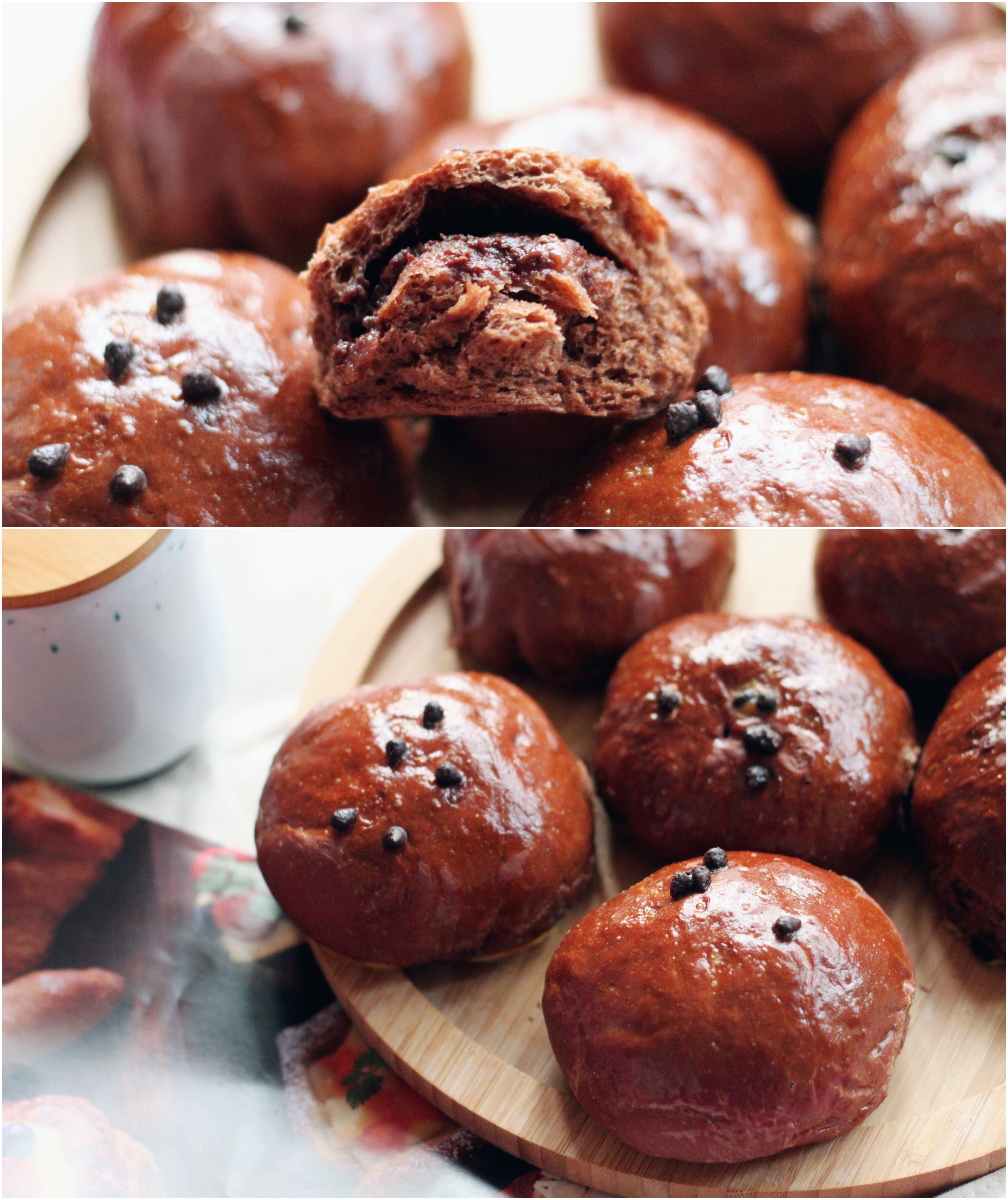 lulututu做的黑眼豆豆面包